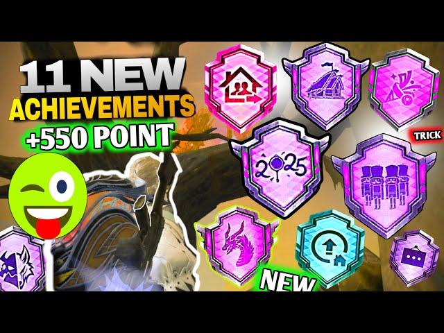  Top 11 New Achievements is Here (+550 Points) Party Creator, Harvest Expert, NEW BGMI Achievements