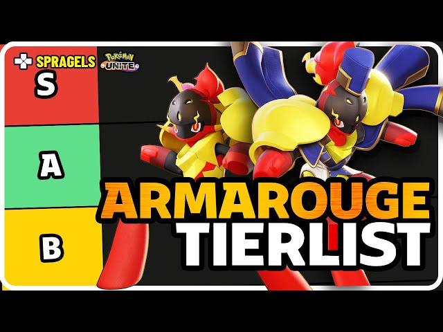 NEW Armarouge & Solo Pokemon Unite TIER LIST