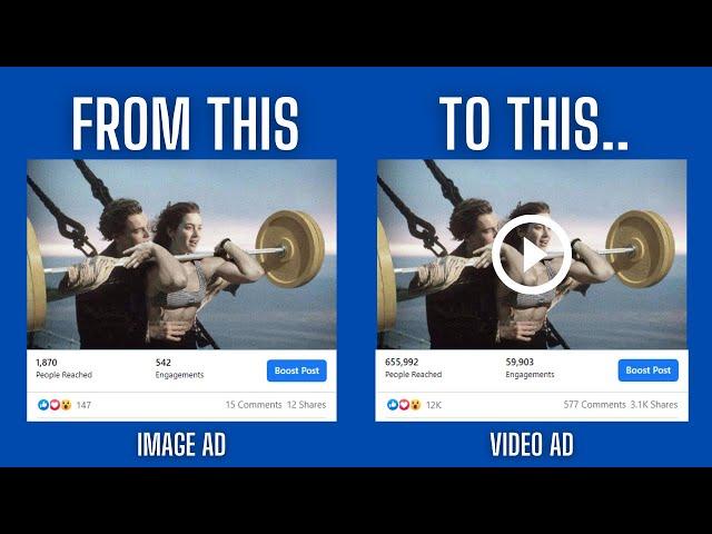 How To Create Video Ads For Facebook Ads [UNDER 5 MINS]