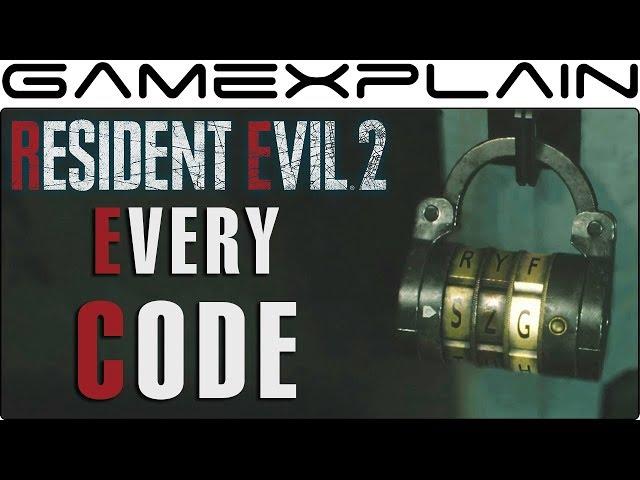 Resident Evil 2 Remake - How to Unlock Every Safe & Lock - GUIDE