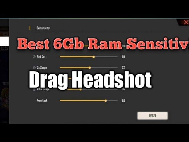 6 Gb Ram Sensitivity - Drag Headshot - Veg Gaming - Garena Free Fire