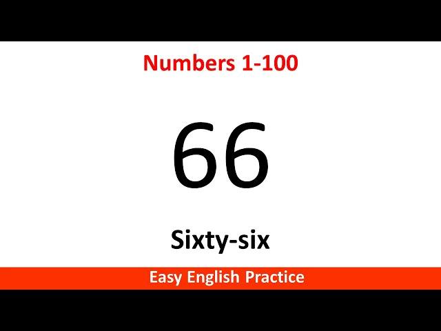 Numbers 1-100 in English + a Quiz  l Numbers Pronunciation and Spelling