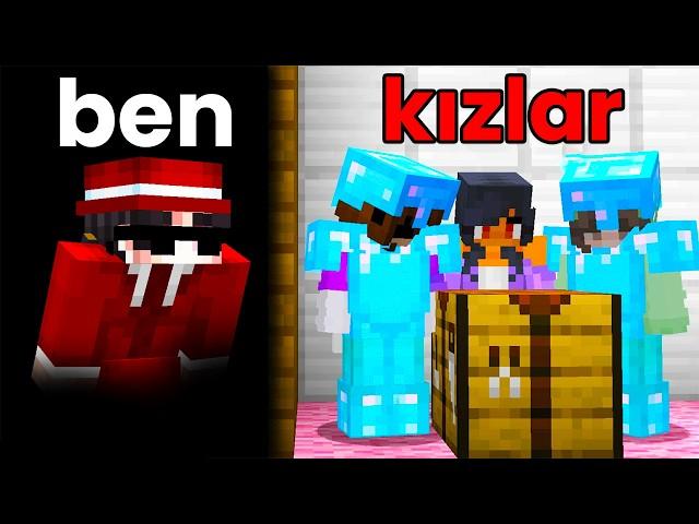 Neden Sadece Kızların Oynadığı Minecraft Sunucusuna Gizlice Girdim?