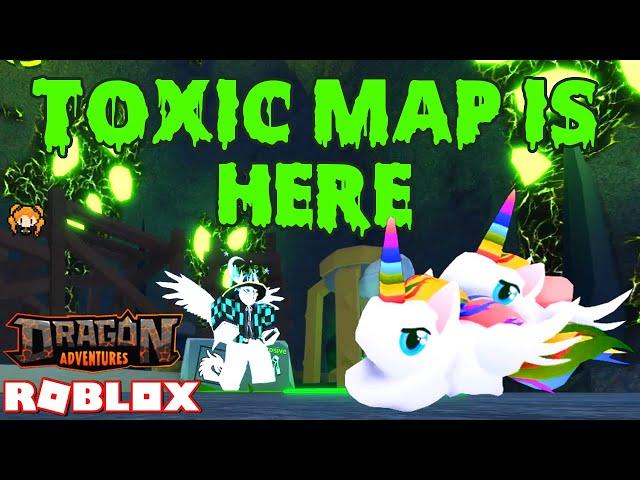 ROBLOX DRAGON ADVENTURES ️ TOXIC TIPS ️ on How to UNLOCK New Wasteland Map. Corrosive, Waste