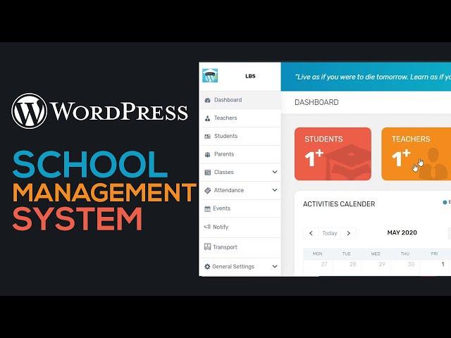 How To Make a School Management System Using WordPress in | Easy Tutorial (2024)