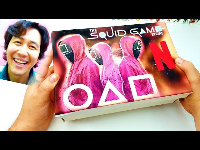 Squid game - СЮРПРИЗ БОКС - ЧТО ВНУТРИ??? Игра в Кальмара - обзор игрушек