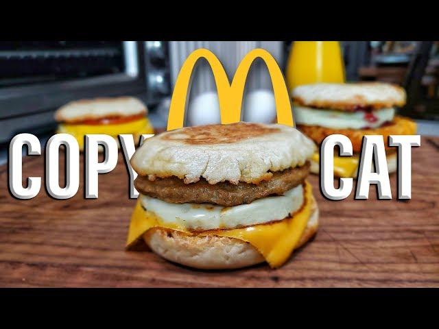 Egg McMuffin Recipe | Copycat Recipes | Breakfast Sandwich