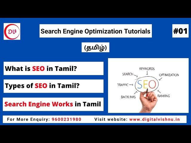 SEO in Tamil | What is Search Engine Optimization in Tamil | Types of SEO | How Search Engine Works