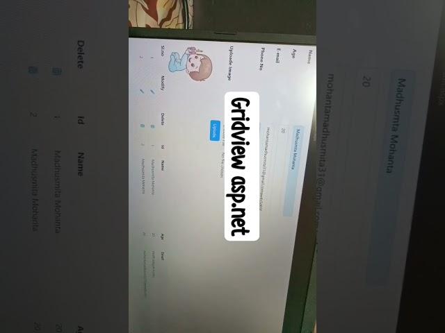 gridview update delete insert asp.net C# // #asp.net #programming #C# #programmer #gridview