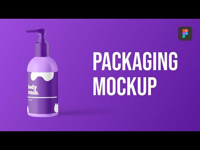 Packaging Mockup | Artboard Studio Mockups | Figma Tutorial