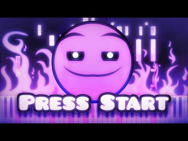 MDK - Press Start (Geometry Dash Sub Zero lvl 1) | Piano Tutorial