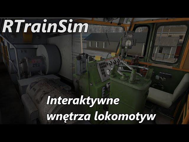 RTrainSim - Interaktywne wnętrza lokomotyw