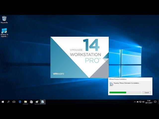 Install VMware Workstation 14 pro on Windows 10