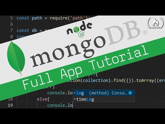 MongoDB Tutorial - CRUD app from scratch using Node.js