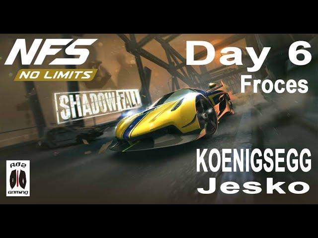 NFS: No Limits | KOENIGSEGG Jesko (Day 6) | NFSNL Shadow Fall | Material Guide