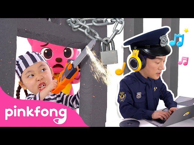 Funny Police Story with Sammy | Police and Thief | Super Solver Sammy | Pinkfong Kids' Song