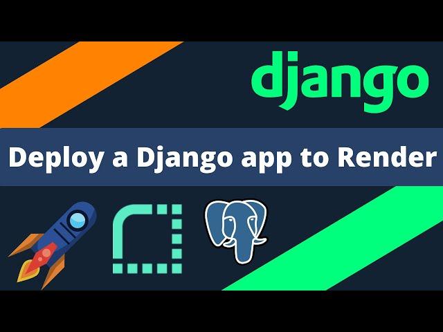 Deploy a Django web app to a Render live server with PostgreSQL