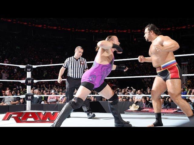 Rob Van Dam vs. Rusev: Raw, July 7, 2014