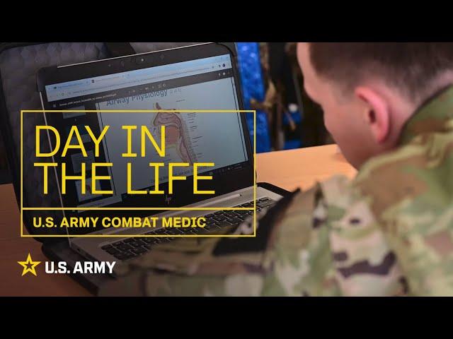 Day in the Life: Combat Medic Students | U.S. Army