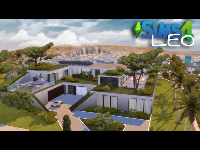 Modern Minimalist Mansion - Sims 4 Speed Build (NO CC)