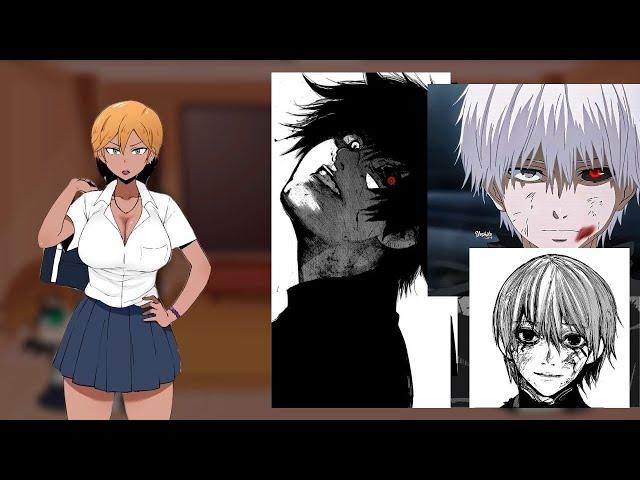 [NTR] Kokujin no Tenkousei - react to Hiroki as Kaneki | Tokio Ghoul