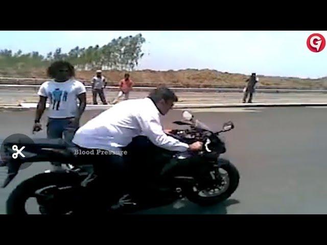 Thala Ajith mass bike race