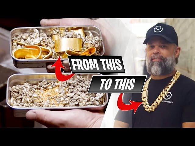 Making a 2 Kilo Gold Cuban Chain – INSANE ASMR!