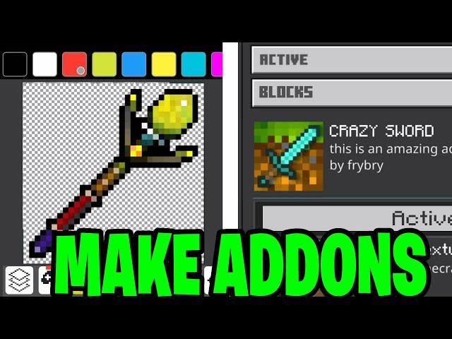 How To Make Addons For Minecraft Bedrock Edition! - Tutorial