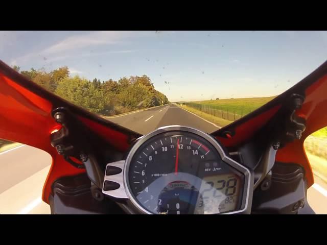 Honda CBR 1000RR Fireblade SC59 topspeed 0-297