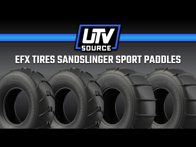 First Look | EFX Tires Sandslinger Sport Paddle Tires