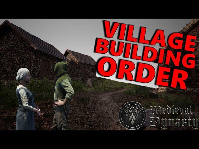 Medieval Dynasty Homestead Building Order - Level 1 Settlement