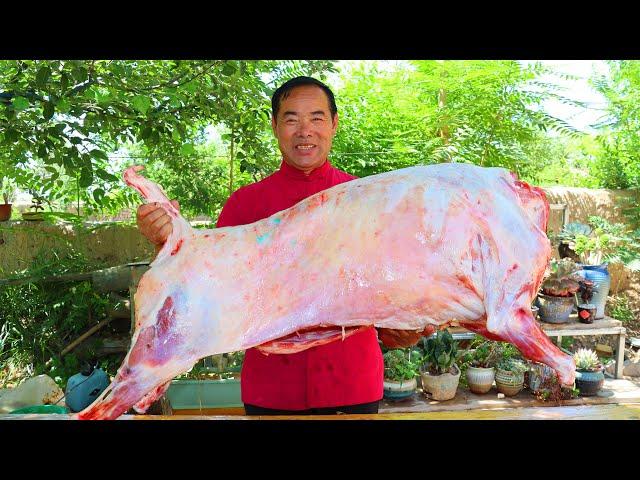 Huge Sheep Made For Rice Pilaf Recipes! The Best Way To Eat Lambs!  | Uncle Rural Gourmet