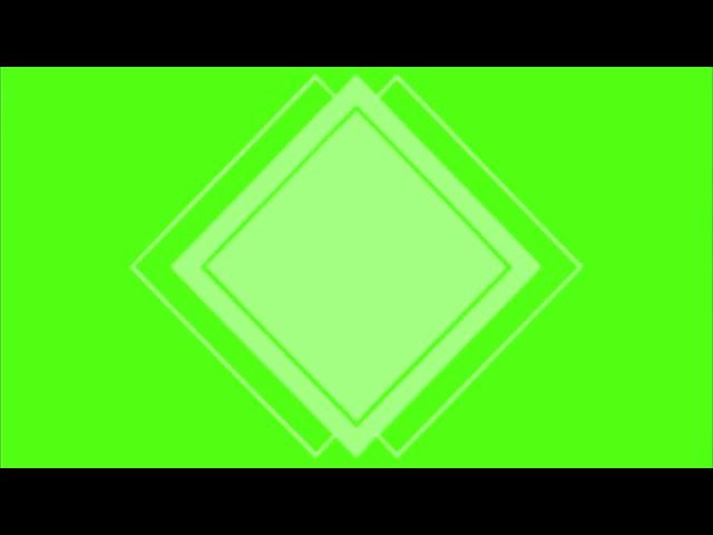 Green Screen Title Overlays Rectangle,Triangles