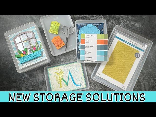 NEW CraftSTAX by Spellbinders | Useful Stack-able Storage Solution | For desktop or Drawer Inserts.