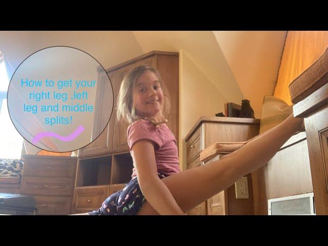 How to get your right,left and middle splits