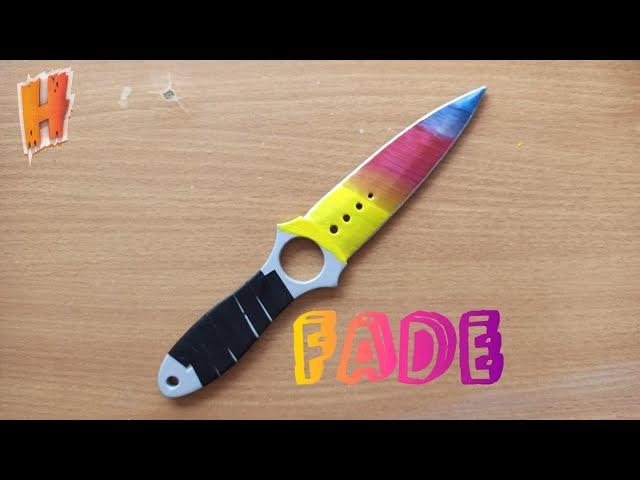 Как сделать Skeleton knife из дерева! CS:GO