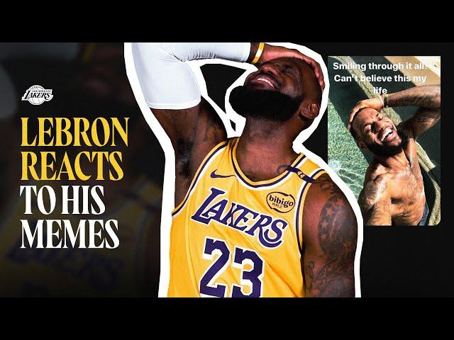 LeBron Reacts to his FUNNIEST Memes