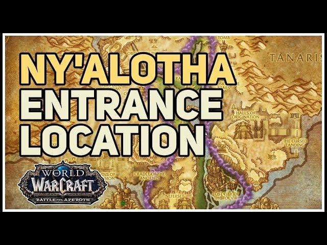 Ny'alotha Raid Entrance World of Warcraft Uldum