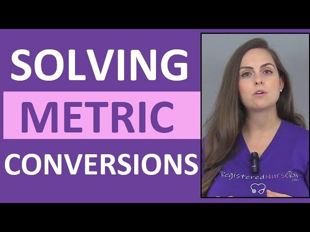 Metric Conversions Made Easy | How Solve in Metric Conversions w/ Dimensional Analysis (Vid 1)