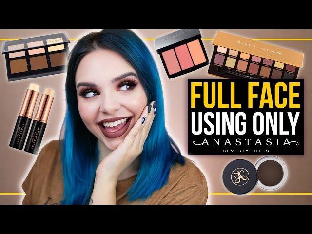 FULL FACE Using Only ANASTASIA BEVERLY HILLS! ft. Soft Glam Palette 