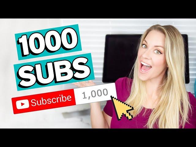 HOW TO GET YOUR FIRST 1000 SUBSCRIBERS ON YOUTUBE 2021: 5 Tips to Grow from 0 to 1000 Subscribers! 