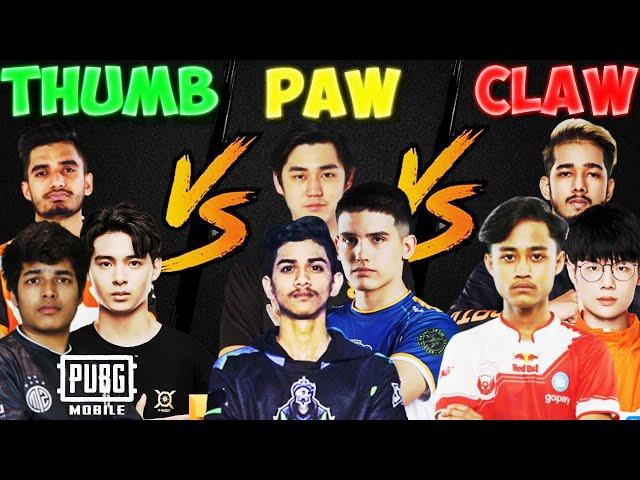 THUMB vs PAW vs CLAW | Pro Players Skills Compilation | PUBG MOBILE