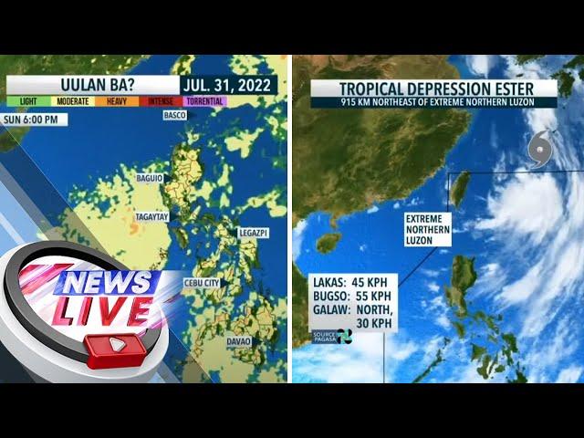 Weather update as of 11:30 AM (July 31, 2022) | News Live