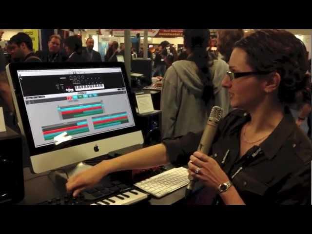 M-Audio Axiom A.I.R. Mini 32 and Ignite from AIR Music Technology Demoed at AES 2012