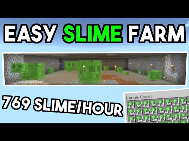 How To Make a Slime Farm In Minecraft Bedrock 1.21! - MCPE, Xbox, PS4, Windows, Switch