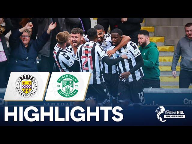 St Mirren 3-0 Hibernian | Smyth Brace Gives Buddies Super Win | William Hill Premiership