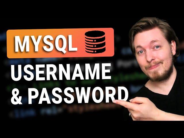 21 | Change Username & Password in MySQL Database | 2023 | Learn PHP Full Course for Beginners