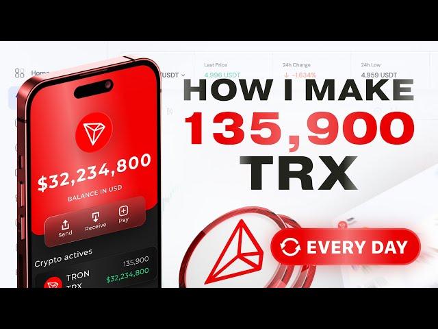 How I Earn 135,000 TRX Daily – Crypto Trading Strategy You Need to Know in 2025!