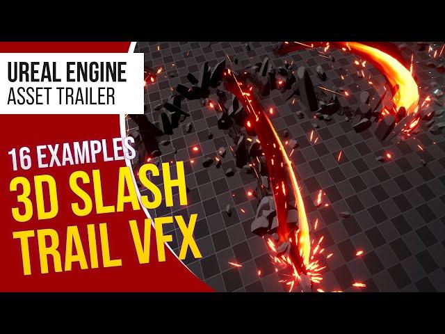 UE5 l 3D Slash Trail VFX l Unreal Engine 5 (Trailer)