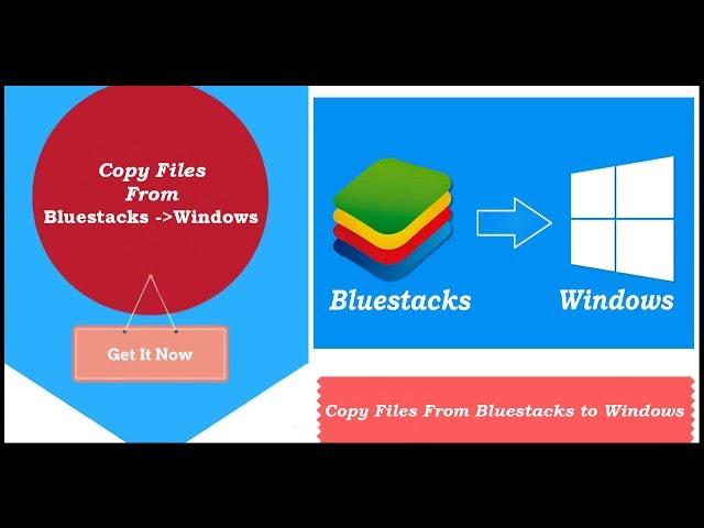 How to Copy/Move Files From Bluestacks to Windows Local Folder || Import Files Bluestacks to Windows